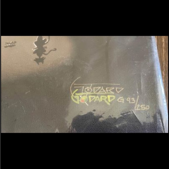 Michael Godard “Texas Hold Em” “Don’t Drink And Draw” canvas art - Picture 3 of 4